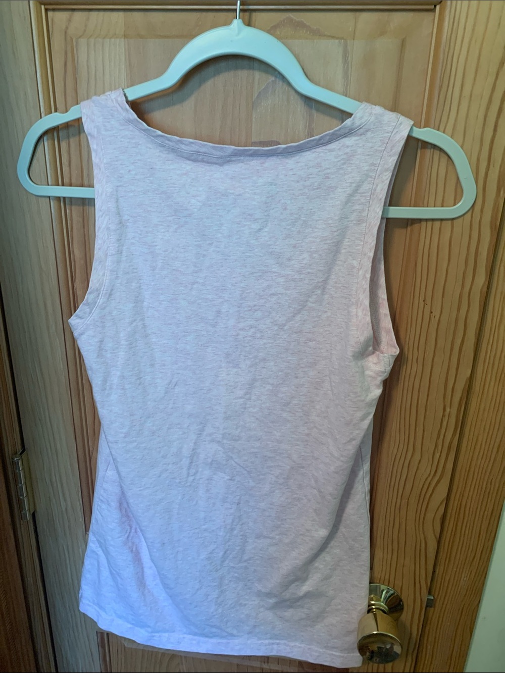 Pact Organic Cotton Heathered Pink Tank - Picture 4 of 4